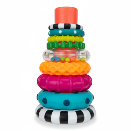Zabawka STEM: Wieża z krążków / Sassy