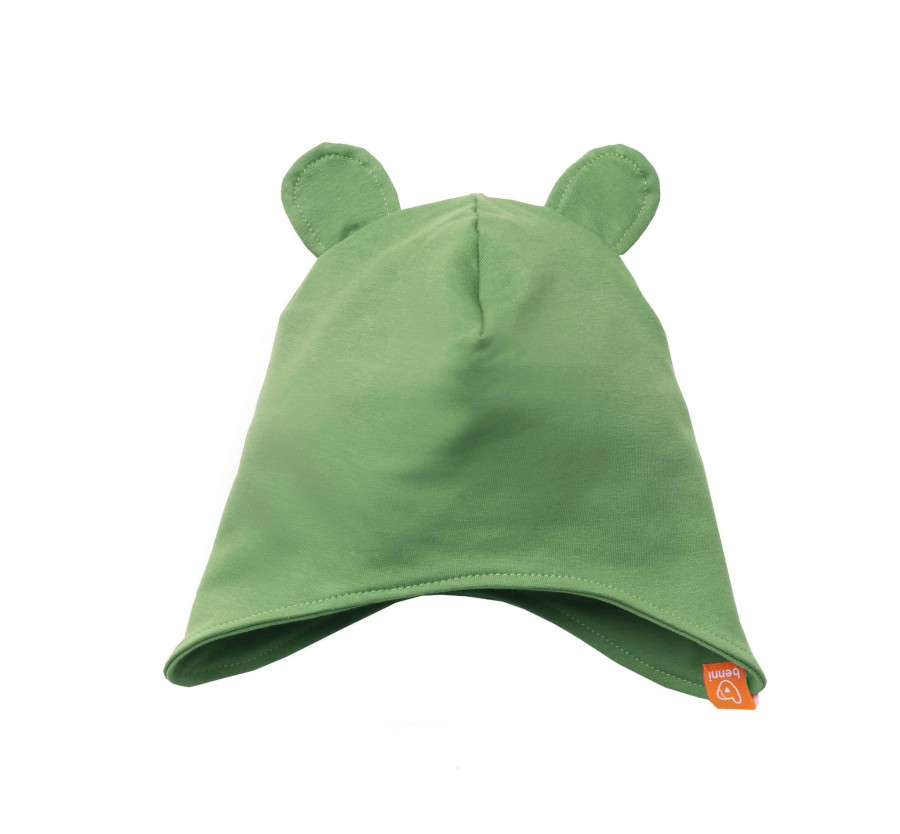 Czapka zakrywająca uszy - pistacja / benni