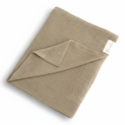 Lekki kocyk bambusowy 80×100 – beżowy / Bolo