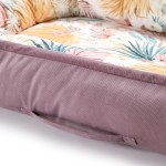 Kokon niemowlęcy BEST NEST -  BOHO PALMS LIGHT / La Millou