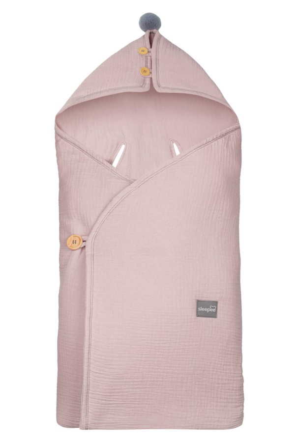 Letni muślinowy kocyk do fotelika - rose / Sleepee