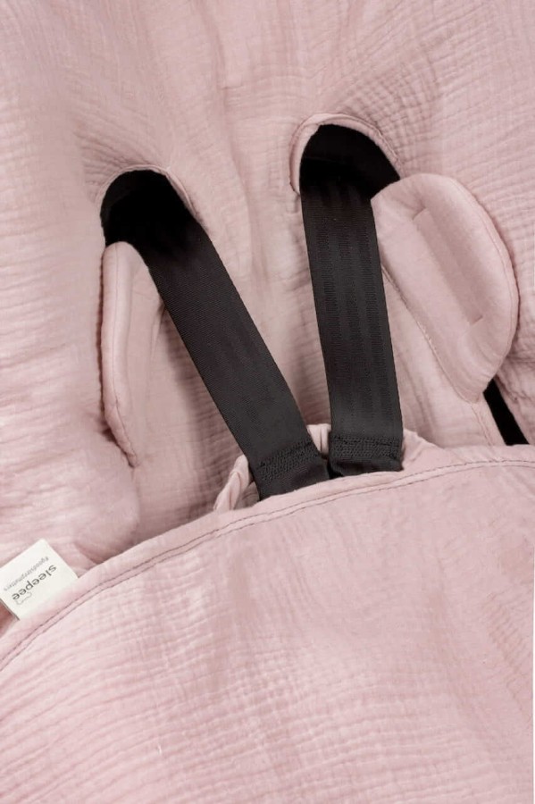 Letni muślinowy kocyk do fotelika - rose / Sleepee