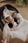 Letni muślinowy kocyk do fotelika - sand / Sleepee