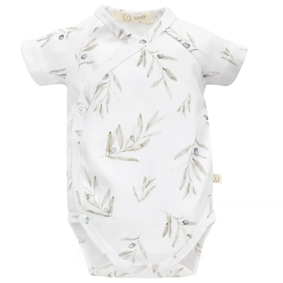 Body organic cotton krótki rękaw - OLIVES / YOSOY