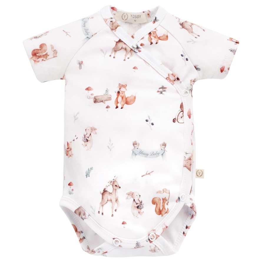 Body organic cotton krótki rękaw - FOREST FRIENDS / YOSOY