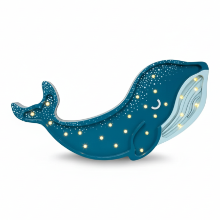 Lampa Little Lights Wieloryb GALAXY TEAL / Little Lights