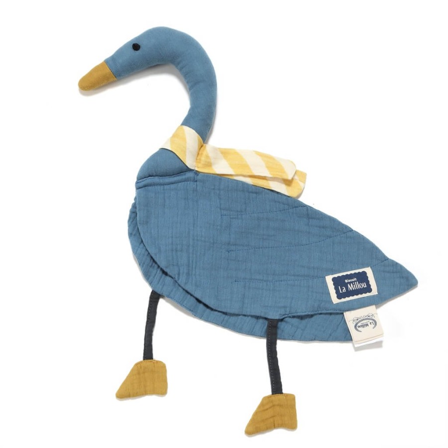 Przytulanka DouDou Swan - navy / La Millou