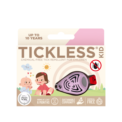 Ultradźwiękowe urządzenie chroniące przed kleszczami TICKLESS® Kid Pink