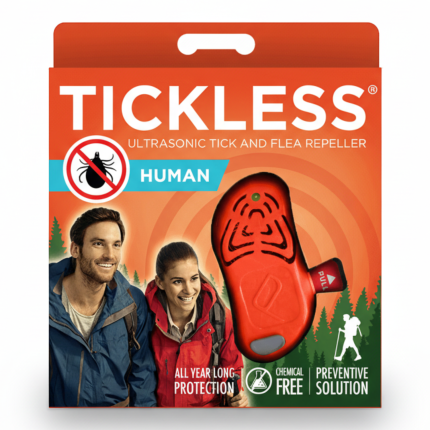Ultradźwiękowe urządzenie chroniące przed kleszczami TICKLESS® Human Orange