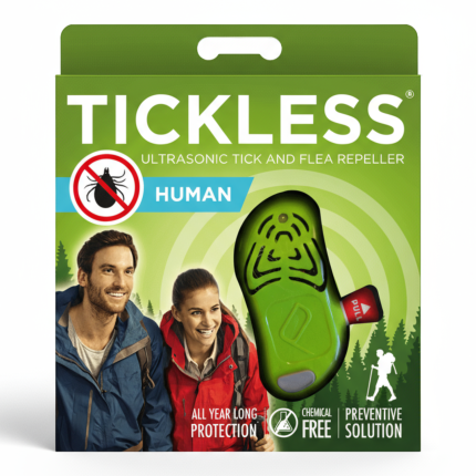 Ultradźwiękowe urządzenie chroniące przed kleszczami TICKLESS® Human Green
