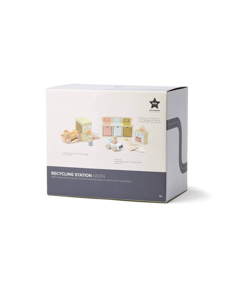 Drewniana stacja recyklingu / Kids Concept Kids AIDEN