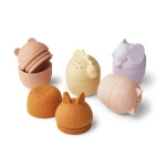 Zabawki do kąpieli Gaby 5-pak - Rose multi mix / Liewood
