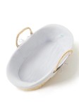 Wyściółka do kosza mojżesza Szara z bawełny organicznej / AhojBaby