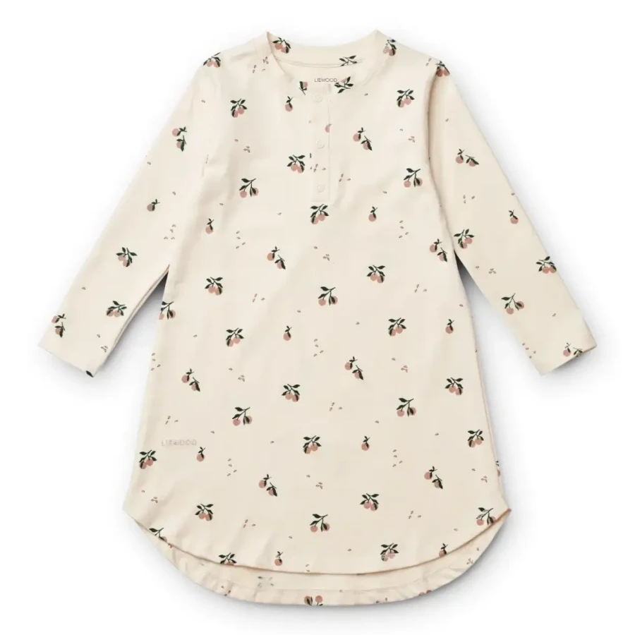 Koszula nocna Alva - Peach, Sea shell mix / Liewood