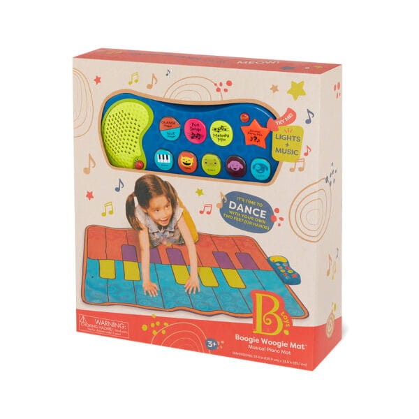 Boogie Woogie Mat: mata muzyczna - pianino podłogowe do tańca i miksowania muzyki / B.Toys