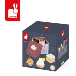 Zestaw drewnianych ciastek w metalowej puszce Twist 3+ / Janod J06627