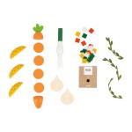 Zestaw do gotowania zupy z drewnianym blenderem i akcesoriami 3+ / Janod J06634