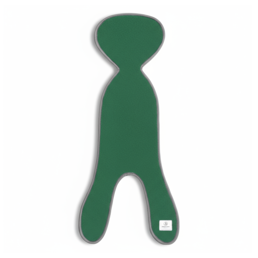 Wkładka antypotowa do fotelika G0 z wełny merino 0-13 kg - szmaragdowa / Simple Wool