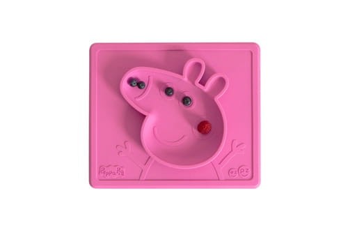 Silikonowa miseczka z podkładką 2w1 Peppa Pig™ różowa / EZPZ