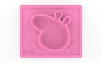 Silikonowa miseczka z podkładką 2w1 Peppa Pig™ różowa / EZPZ