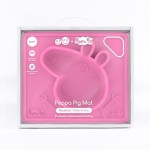 Silikonowa miseczka z podkładką 2w1 Peppa Pig™ różowa / EZPZ