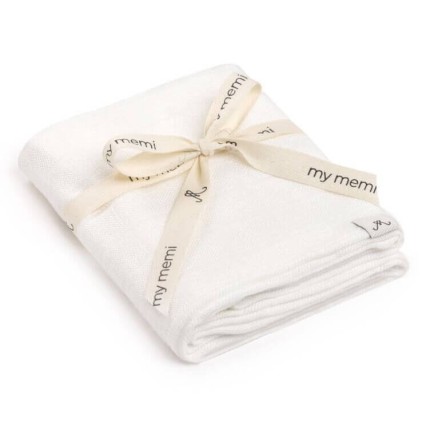 Bambusowa pieluszka muślinowa 65x65 cream / My Memi
