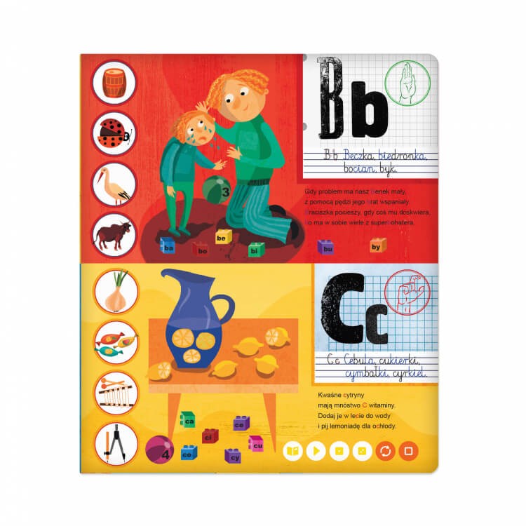 Książka Moje pierwsze literki / Czytaj z Albikiem