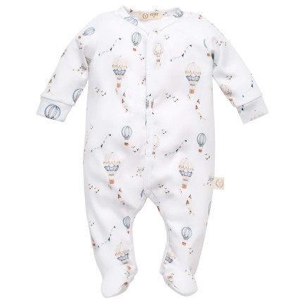 Rampers organic cotton - RETRO BALLOONS / YOSOY