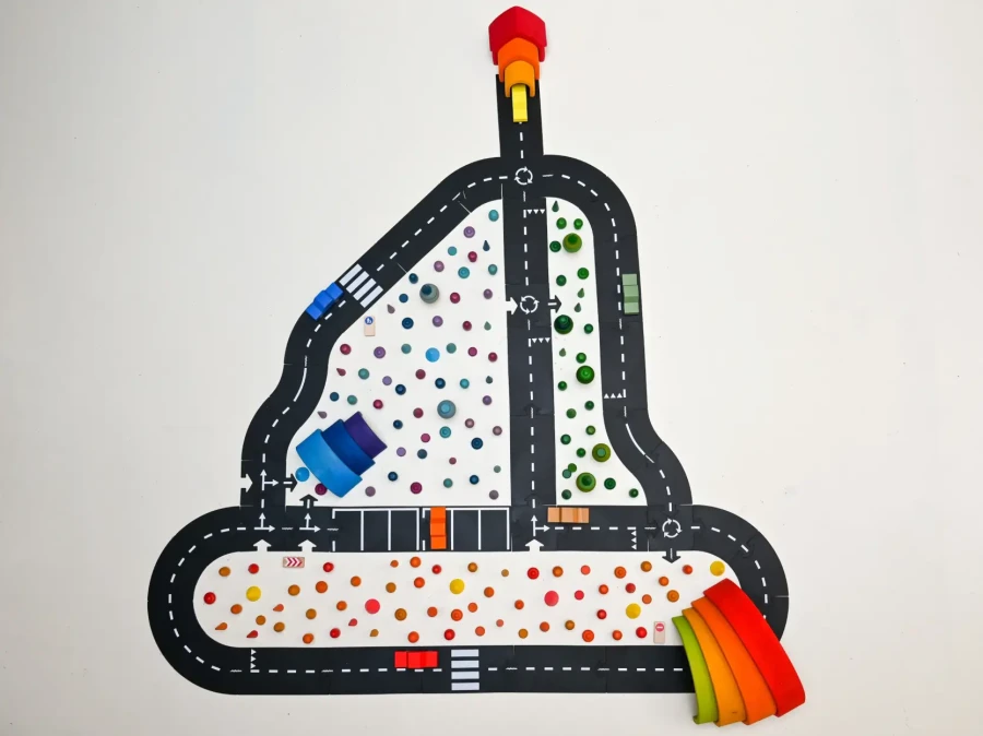 Gumowe tory do układania - King of the Road Car Edition / WayToPlay