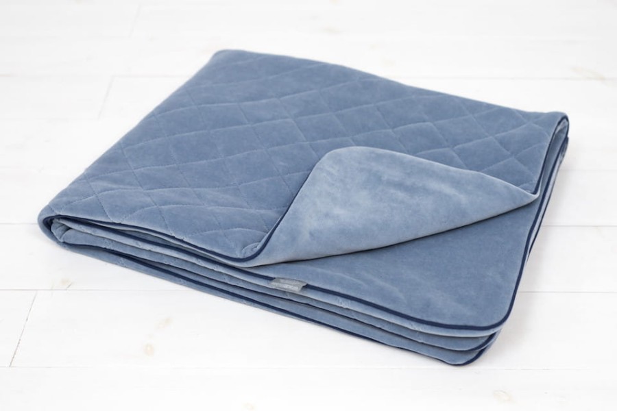 Kocyk Welurowy z poduszką Royal Baby Denim / Sleepee