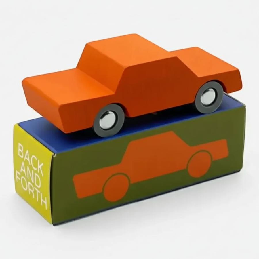 Drewniany samochodzik - Orange / WaytoPlay