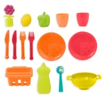 Zlewozmywak z działającym kranem i akcesoriami / B.Toys