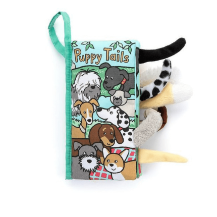 Książeczka Puppy z ogonkami 21cm / Jellycat BK444PTN