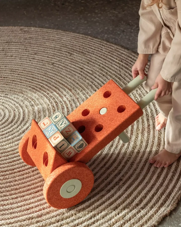Kreatywne klocki rozwijające motorykę dużą, Dreamer kit 12 in 1 – Burnt Orange, Dusty Green / MODU