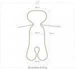 3D Wkładka antypotowa do fotelika 0-13kg - Butterfly / BabySteps