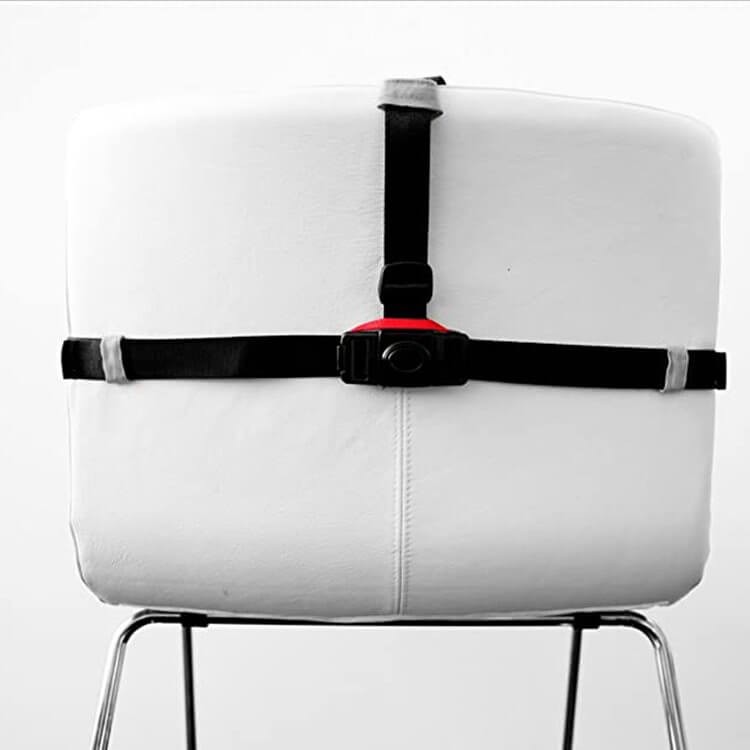 Szelki do krzesła do karmienia dla niemowlaka, Mini Chair - jasnoszare / Minimonkey