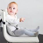 Szelki do krzesła do karmienia dla niemowlaka, Mini Chair - jasnoszare / Minimonkey