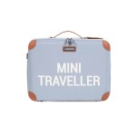 Walizka dziecięca Mini Traveller szara mięta / Childhome CWSCKGR