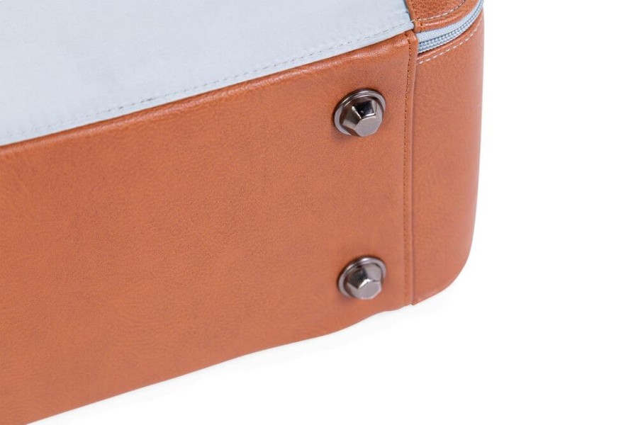 Walizka dziecięca Mini Traveller szara mięta / Childhome CWSCKGR