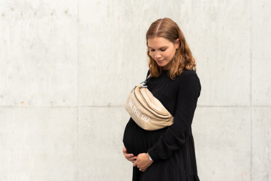 Nerka Banana Bag Pikowana Beżowa / Childhome CWBANAPBE