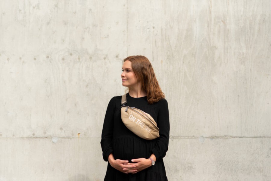 Nerka Banana Bag Pikowana Beżowa / Childhome CWBANAPBE