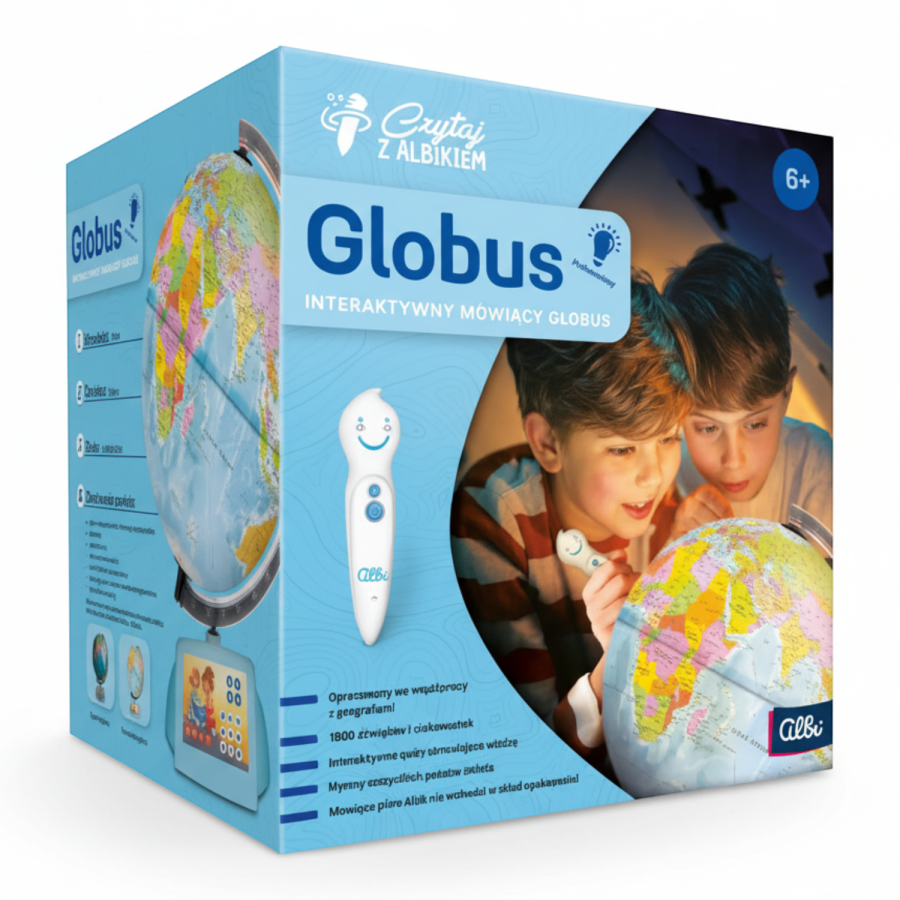 Interaktywny Globus / Czytaj z Albikiem