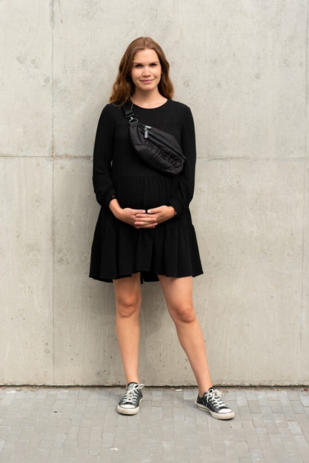 Nerka Banana Bag Pikowana Czarna / Childhome CWBANAPBL