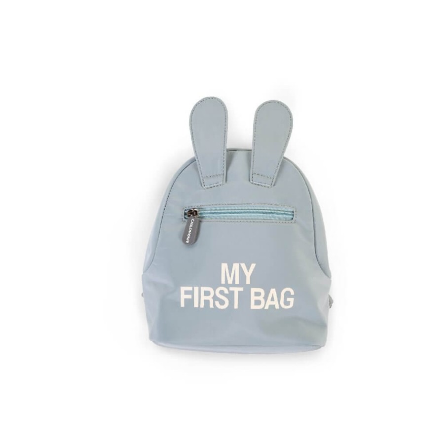 Plecak dziecięcy My First Bag Szara mięta / Childhome CWKIDBGR