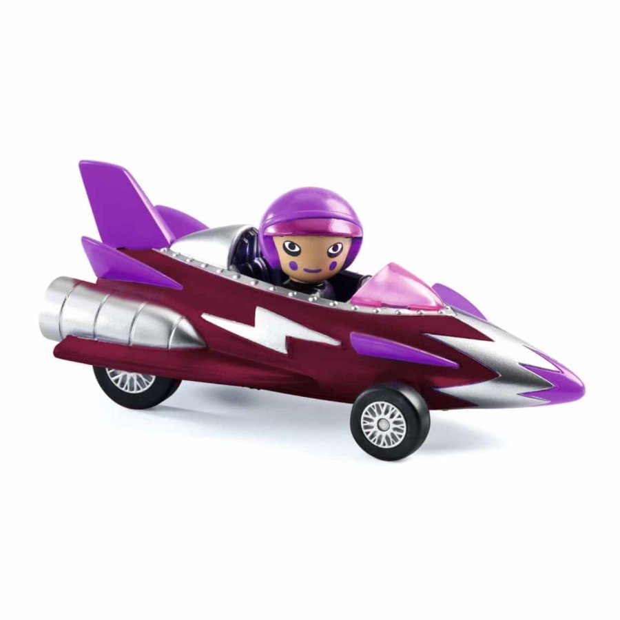 Autko CRAZY MOTORS - MISS BURGUNDY / Djeco DJ05483