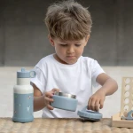 Butelka termiczna ze stali nierdzewnej 350ml - Spaceship Dusty Blue / Citron