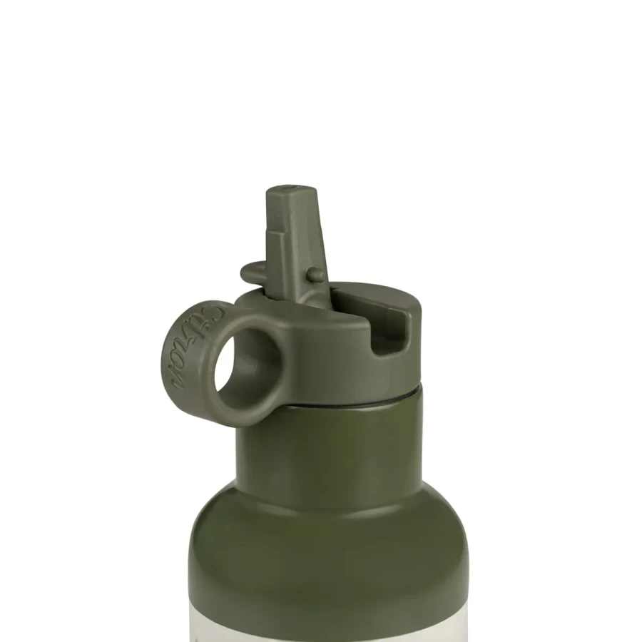 Butelka termiczna ze stali nierdzewnej 350ml - Dino Green / Citron