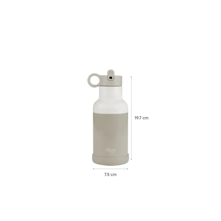 Butelka termiczna ze stali nierdzewnej 350ml - Dino Green / Citron