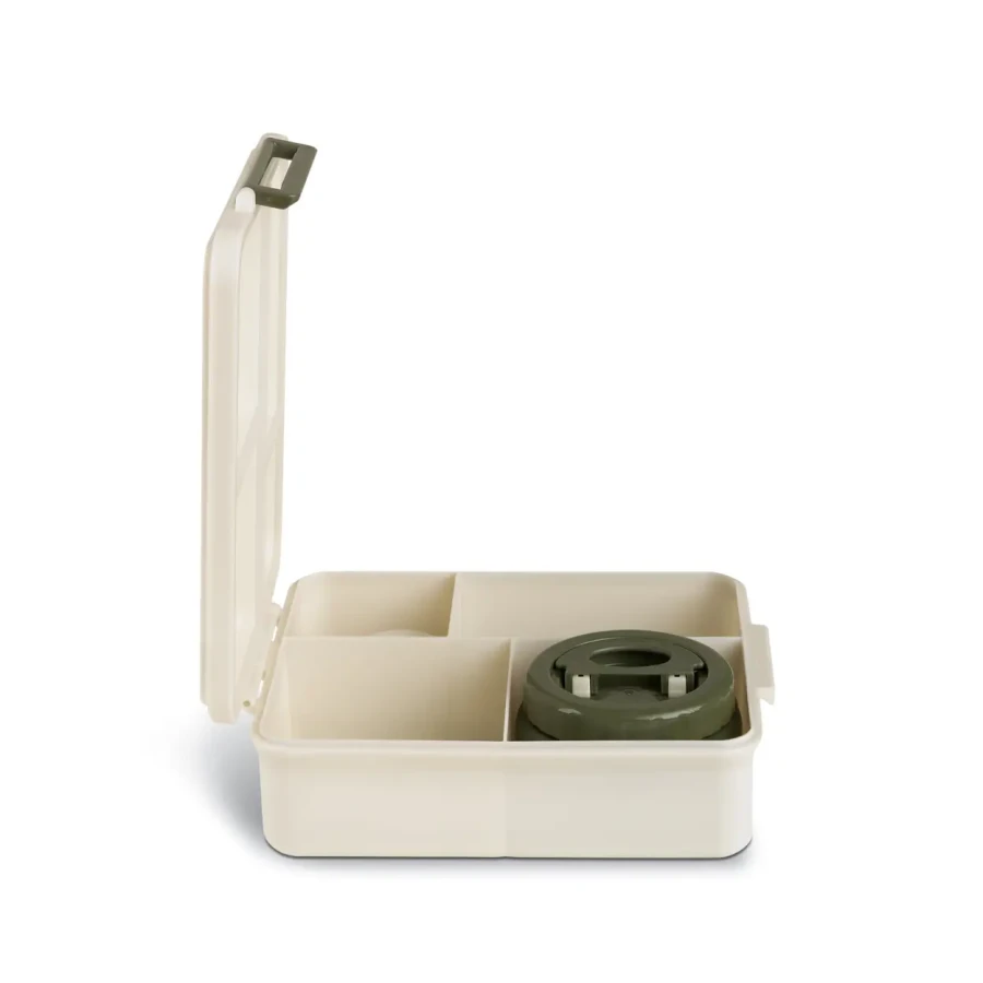 Grand lunch box z termosem - Dino / Citron