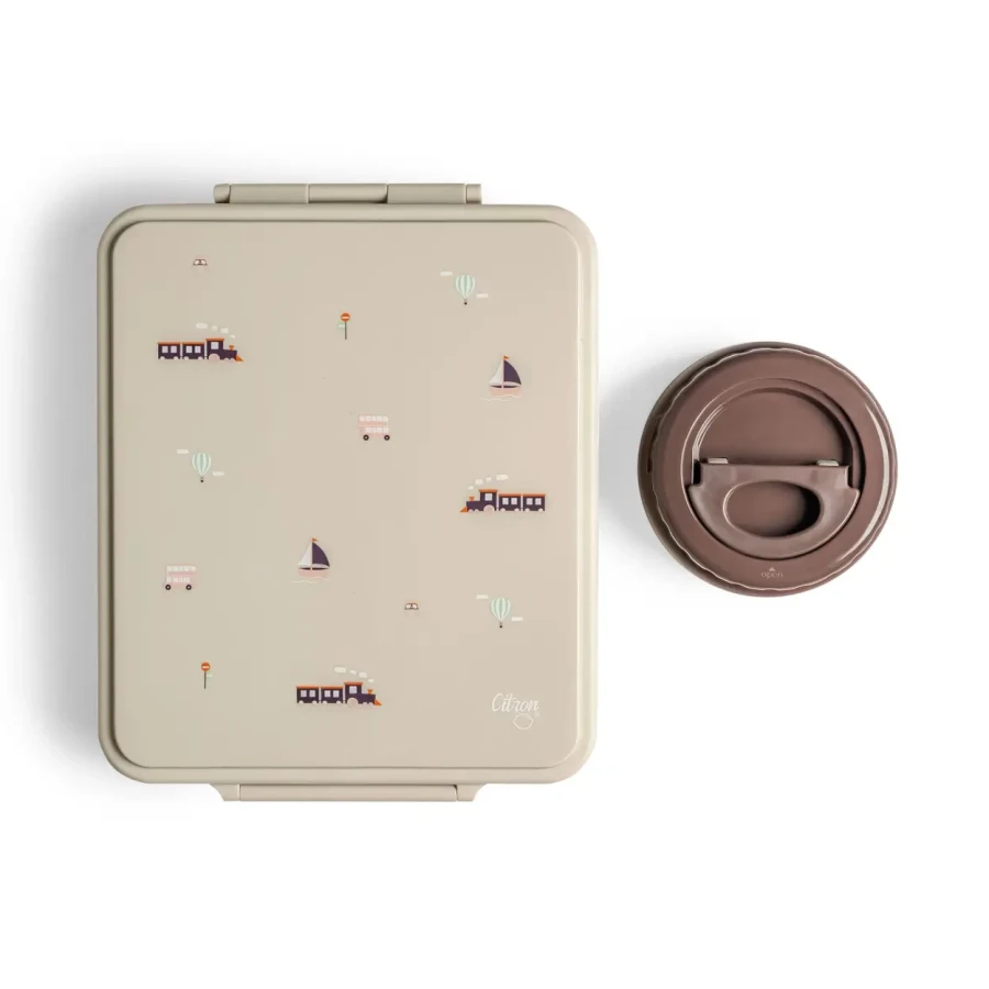 Grand lunch box z termosem - Samochody / Citron